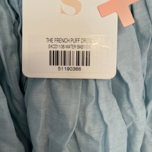 Selkie The French Puff Dress Water Baby Organdy - Picture 5 of 9